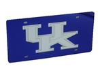 Kentucky Wildcats Mirrored Acrylic Inlaid License Plate