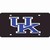 Kentucky Mirrored Acrylic Black Inlaid License Plate