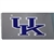 Kentucky Mirrored Royal Blue UK Logo Acrylic Inlaid License Plate