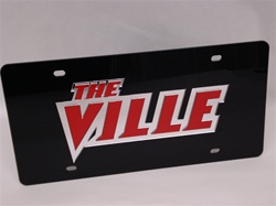 Stockdale, Louisville License plate, Mirrored Acrylic Inlaid License Plate, The Ville, the ville