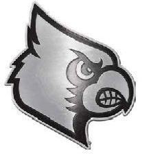 Louisville Cardinals Chrome Auto Emblem