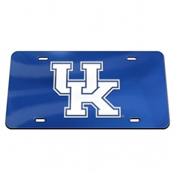 Kentucky Wildcats Mirrored Acrylic Inlaid License Plate