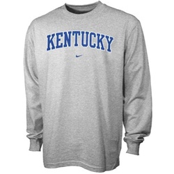 Kentucky Wildcats Nike Classic Grey Long Sleeve Tee