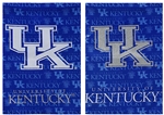 University of Kentucky Wildcats Suede Glitter Silk Flag