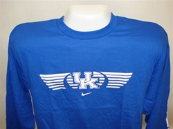 Nike Kentucky Wildcats Royal Blue Graphic Long Sleeve T-shirt