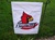 Cardinal Bird Logo Garden Flag