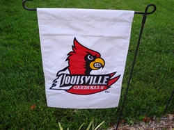 Cardinal Bird Logo Garden Flag