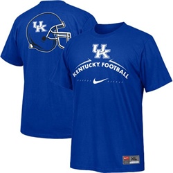 Kentucky Wildcats Nike 2008 Football Practice Royal Tee