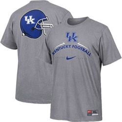 Kentucky Wildcats Nike 2008 Football Practice Grey Tee