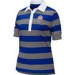 Kentucky Wildcats Nike Grey and Royal Striped Women's Polo