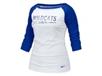 Nike Kentucky Wildcats Ladies 3/4 Sleeve Distressed Tee