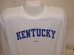 Nike Kentucky Wildcats White Dri-FIT Performance Long Sleeve T-shirt