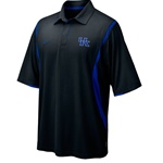 Nike Kentucky Wildcats BLACK Double Reverse 2009 Coaches Dri-FIT Performance Polo