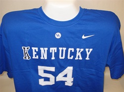 Nike Kentucky Wildcats Replica Royal Blue Basketball Jersey Tee