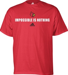 Adidas Red Louisville Cardinal Impossible Shirt