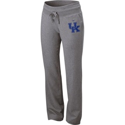 Nike Kentucky Wildcats Ladies Ash Glitter Loungin' Stretch Sweatpants