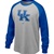 Nike Kentucky Wildcats Ash-Royal Blue Washed Waffle Long Sleeve Thermal T-shirt