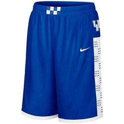 Nike Kentucky Wildcats Royal Blue Aerographic Performance Twill Basketball Shorts