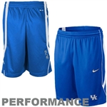 Nike Kentucky Wildcats Royal Blue Elite Pregame Performance Basketball Shorts