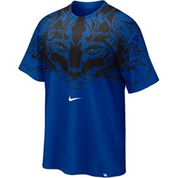 Nike Kentucky Wildcats Royal Blue Aerographic Premium T-shirt