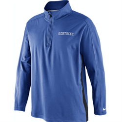 Nike Kentucky Wildcats Royal Coaches 1/4 Zip Pull Over