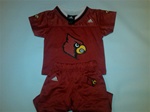 adidas Louisville Cardinal 2 piece Toddler Football Jersey and Pants