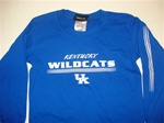 Adidas Royal Blue Kids Kentucky Wildcats Long Sleeve Tee