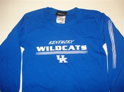 Adidas Royal Blue Kids Kentucky Wildcats Long Sleeve Tee