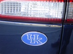 Kentucky Wildcats UK logo Oval Car Emblem