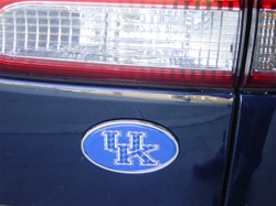 Kentucky Wildcats UK logo Oval Car Emblem