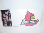 Louisville Cardinal Bird on Wing, holographix decal measures 3.6" x 4.1"