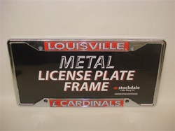 Louisville Cardinals Domed License Plate frame