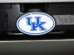 Kentucky reflective hitch receiver cover