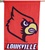 University of Louisville screen printed flag