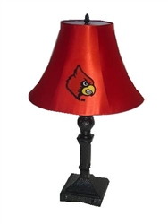 Louisville Cardinal Lamp with shade