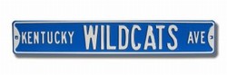 Kentucky Wildcats Avenue Street Sign