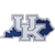 Kentucky Wildcats Acrylic State Shape Logo Auto Emblem