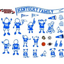 Kentucky Wildcats Family Decals for Car Window