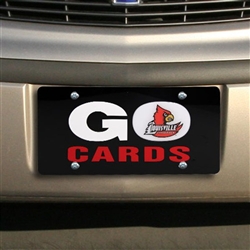 Louisville Cardinals - Go Cards License Plate