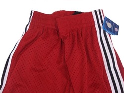 Adidas University of Louisville Red Pin Hole Shorts