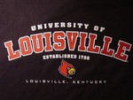 Louisville Cardinal Adidas Black Ambush shirt