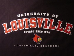 Louisville Cardinal Adidas Black Ambush shirt