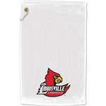 Louisville Cardinals Fan Towel with grommet and hook