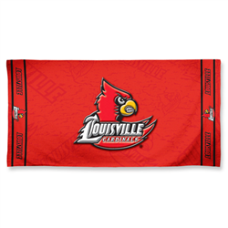 University of Louisville Cardinals Cotton Beach Towel