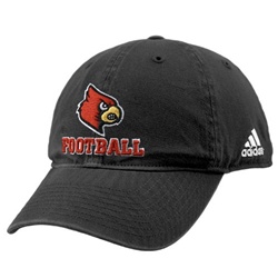 Louisville Cardinals Adidas Black Slouch Hat