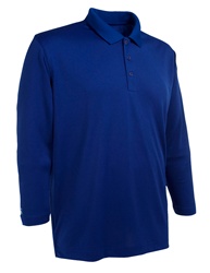 Kentucky Wildcats Dark Royal Antigua Long Sleeve Exceed Polo