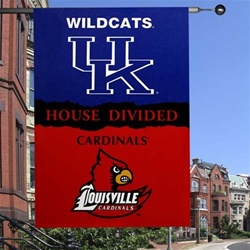 Kentucky Wildcats vs. Louisville Cardinals 28" x 40" House Divided Banner