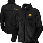 Missouri Tigers Ladies Columbia Black Plush Pass Full Zip Fleece Jacket