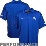 Kentucky Mens Columbia Perfect Cast Polo Blue