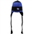 Columbia Kentucky Wildcats Royal Blue-Black On Fire Peruvian Swirl Performance Tassel Beanie